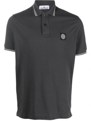 Poloskjorte Stone Island grå