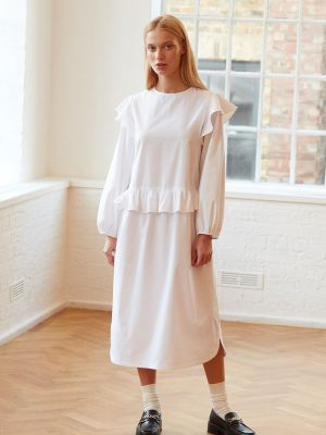 Košeľové šaty Aligne biela