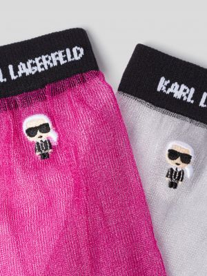Průsvitné ponožky Karl Lagerfeld