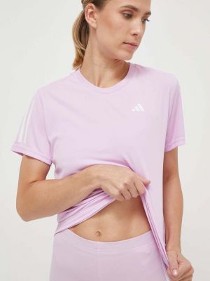 Тениска Adidas Performance розово
