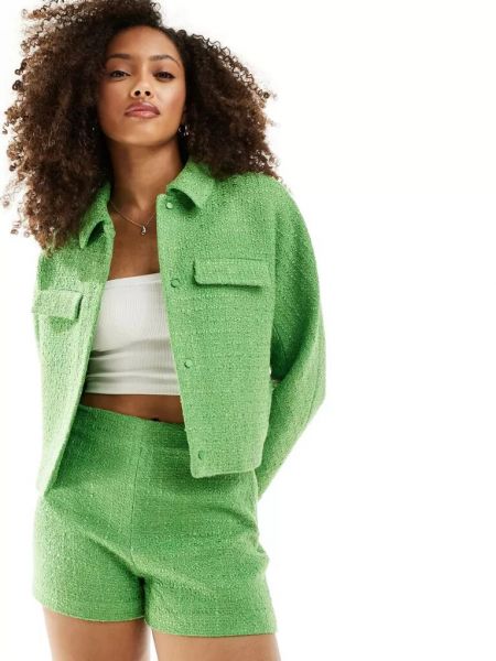 Элегантный пиджак Mango зеленый