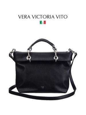 Сумка шоппер Vera Victoria Vito повседневная, экокожа, внутренний карман, регулируемый ремень розовый