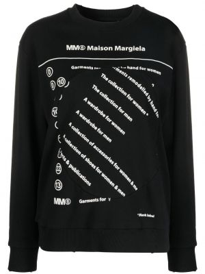 Sweatshirt aus baumwoll mit print Mm6 Maison Margiela