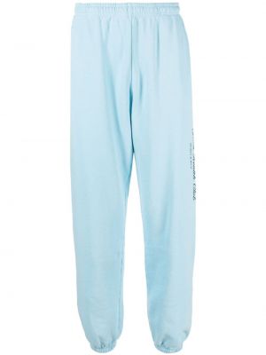 Sporthose aus baumwoll mit print Sporty & Rich blau