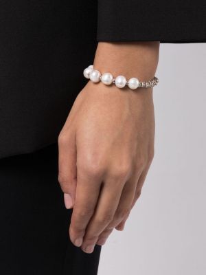 Armband mit perlen Pearl Octopuss. Y silber