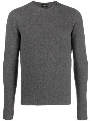 Maglione con scollo tondo Drumohr grigio