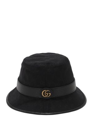 Chapeau en coton Gucci noir