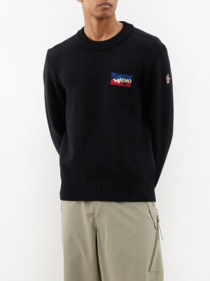 Черный свитер Moncler