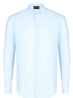 Рубашка Emporio Armani голубая