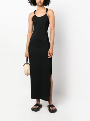 Dlouhé šaty Moschino černé