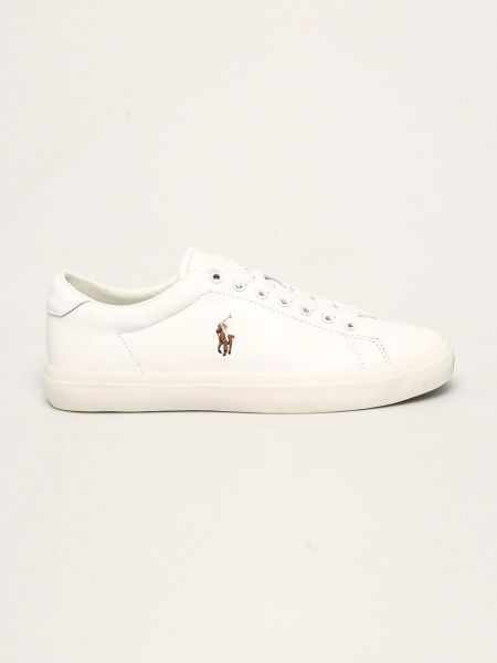 Bőr sneakers Polo Ralph Lauren fehér