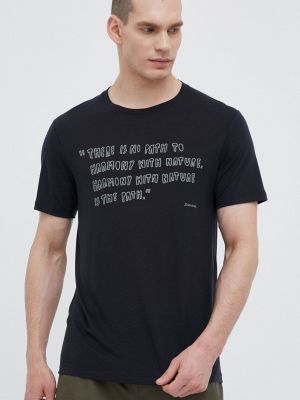 Тениска с дълъг ръкав с принт Houdini черно