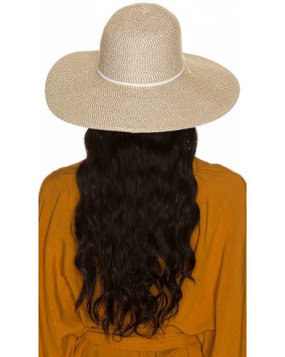 Sombrero de tweed Nikki Beach blanco