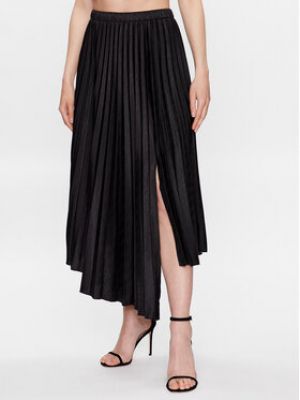 Plisované dlouhá sukně Dkny černé