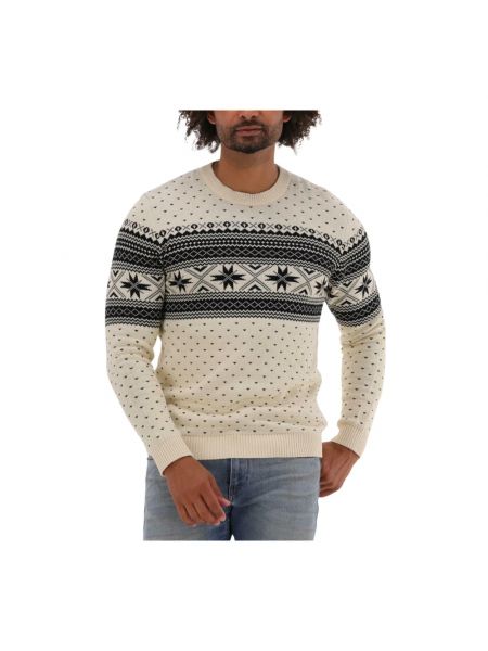 Strickpullover Selected Homme weiß