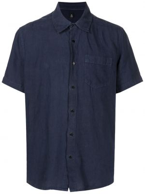 Риза с джобове Osklen синьо