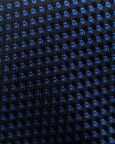 Corbata con estampado de tejido jacquard Boss Hugo Boss azul