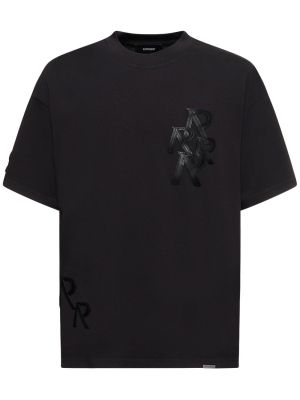Medvilninis marškinėliai Represent juoda