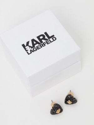 Fülbevaló Karl Lagerfeld fekete