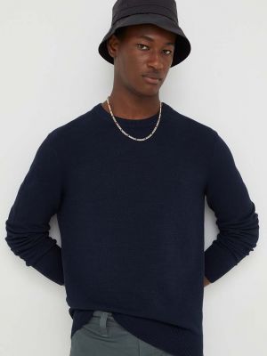 Pamučni pulover Marc O'polo plava