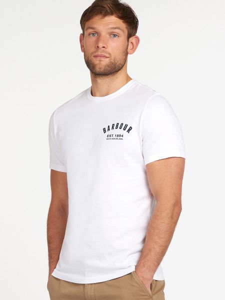 Camiseta ajustada Barbour blanco