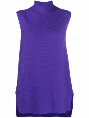 Strikke merino ull tank top Christian Wijnants lilla