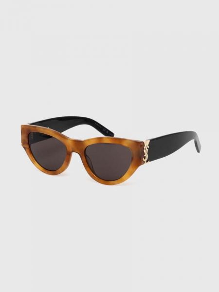 Okulary przeciwsłoneczne skórzane klasyczne Saint Laurent