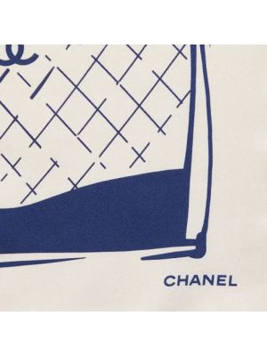 Jedwabna szal Chanel Vintage