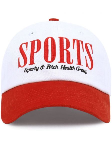 Sportinio stiliaus medvilninis kepurė su snapeliu Sporty & Rich