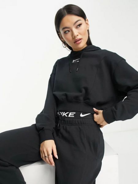Флисовое худи Nike черное
