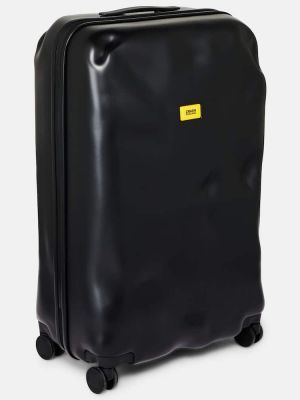 Valiză în carouri Crash Baggage negru