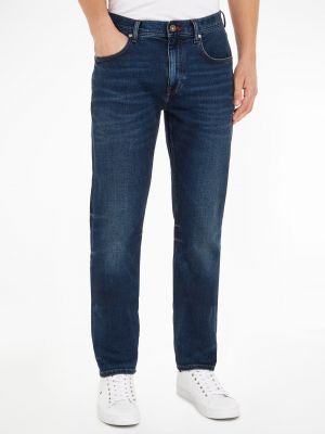 Priliehavé džínsy s rovným strihom Tommy Hilfiger modrá