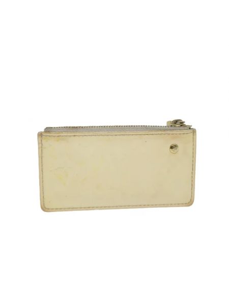 Bolso clutch de cuero Louis Vuitton Vintage beige