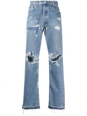 Nødlidende jeans med normal passform Readymade blå