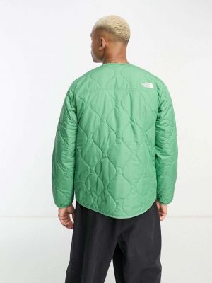 Стеганая куртка The North Face зеленая