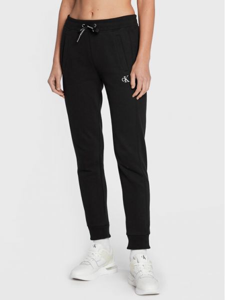 Sportski komplet od flisa Calvin Klein Jeans crna