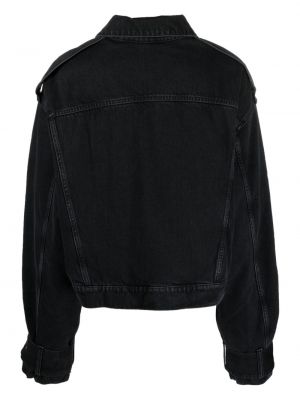 Džínová bunda 3x1 černá