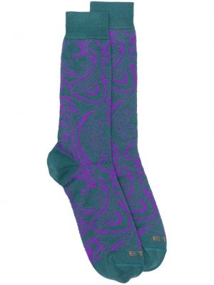 Чорапи с принт с пейсли десен Etro