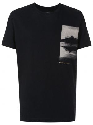 Koszulka bawełniana z nadrukiem Osklen czarna