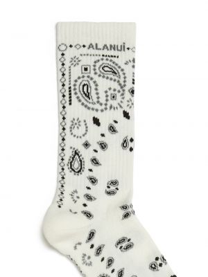 Socken mit print Alanui weiß