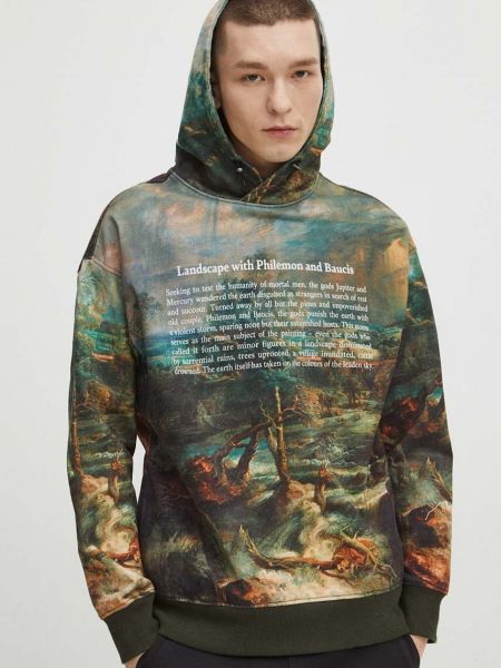 Pamučna hoodie s kapuljačom s printom Medicine