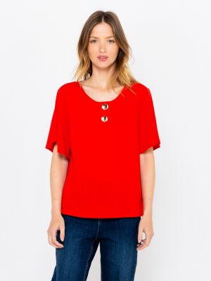 T-krekls Camaieu sarkans