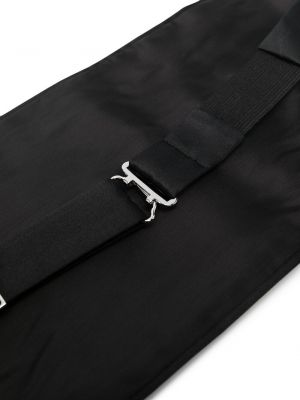 Plisovaný oblek Emporio Armani černý