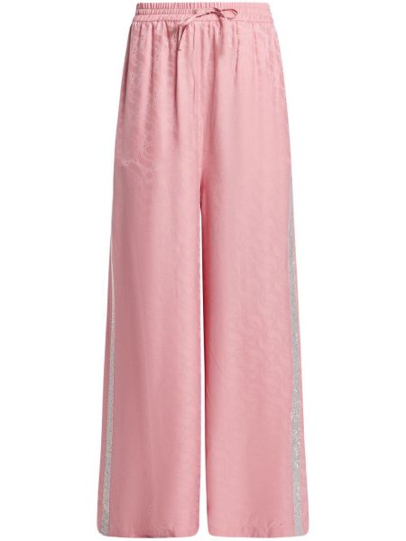 Kalhoty relaxed fit Stella Mccartney růžové