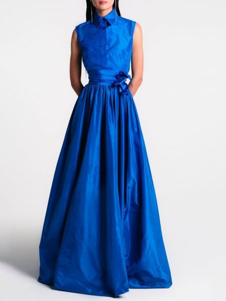 Hedvábné sukně Catherine Regehr modré