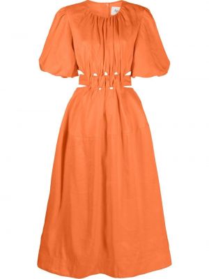 Φόρεμα Aje πορτοκαλί