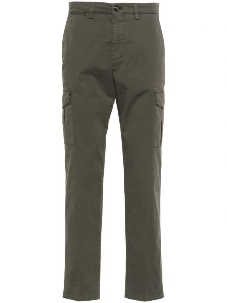 Slim fit kalhoty Briglia 1949 zelené