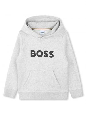 Hoodie Boss Kidswear grigio