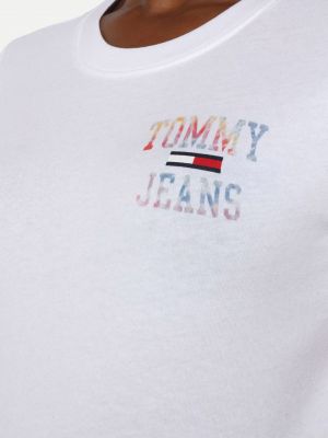Футболка з ефектом тай-дай Tommy Jeans біла