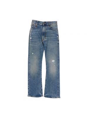 Luźne jeansy R13 - Niebieski